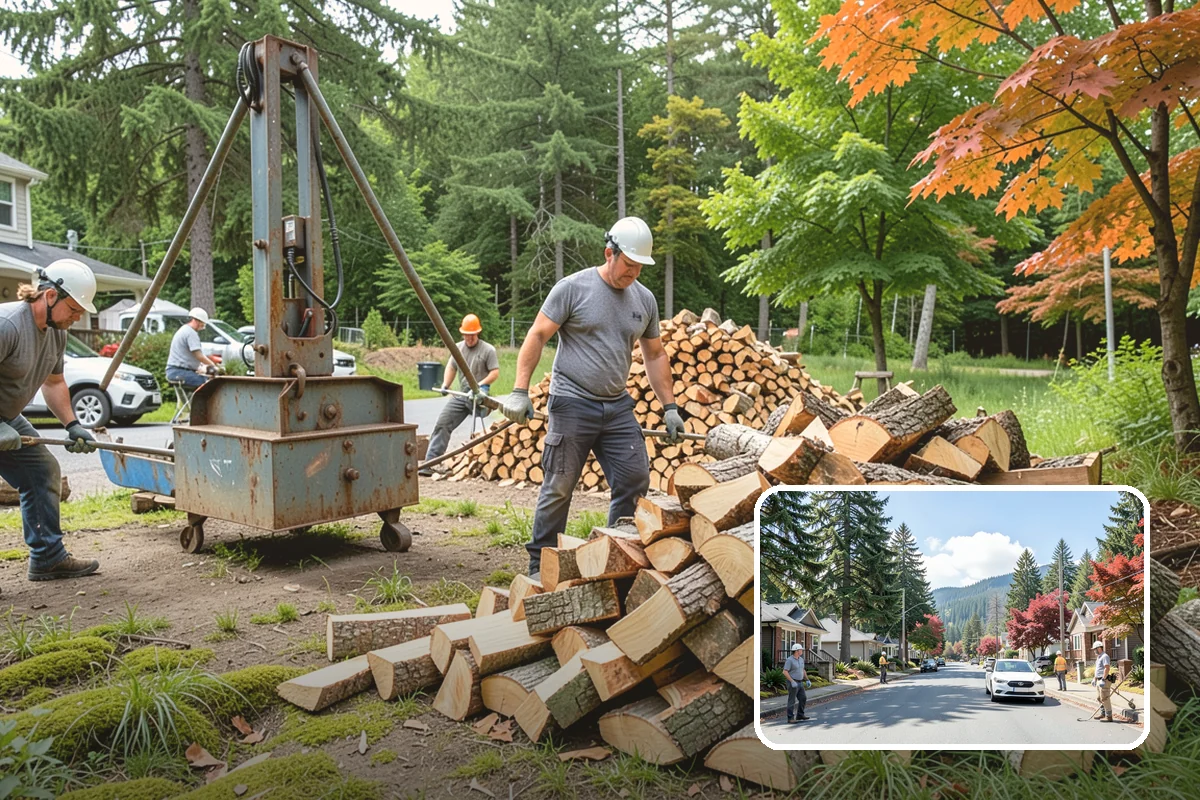Truckload Firewood in Hunts Point, King County, WA - Maximum volume in a single efficient delivery