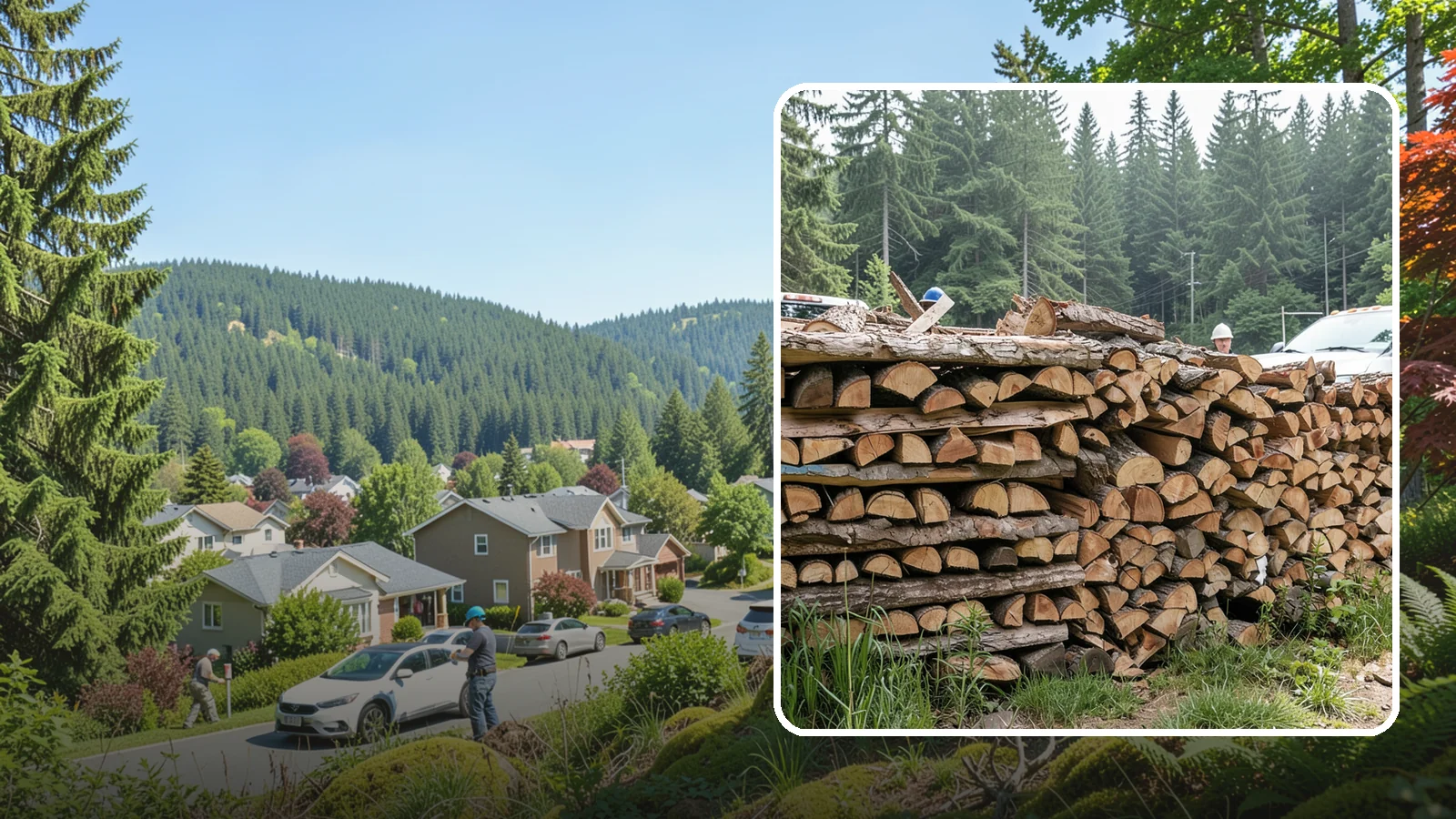 Truckload Firewood in Index, Snohomish County, WA - A full truckload of firewood delivered in bulk for heavy burners and larger properties.