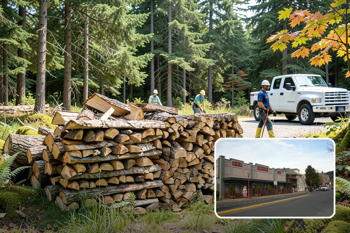 Truckload Firewood in Issaquah, King County, WA - Maximum volume in a single efficient delivery