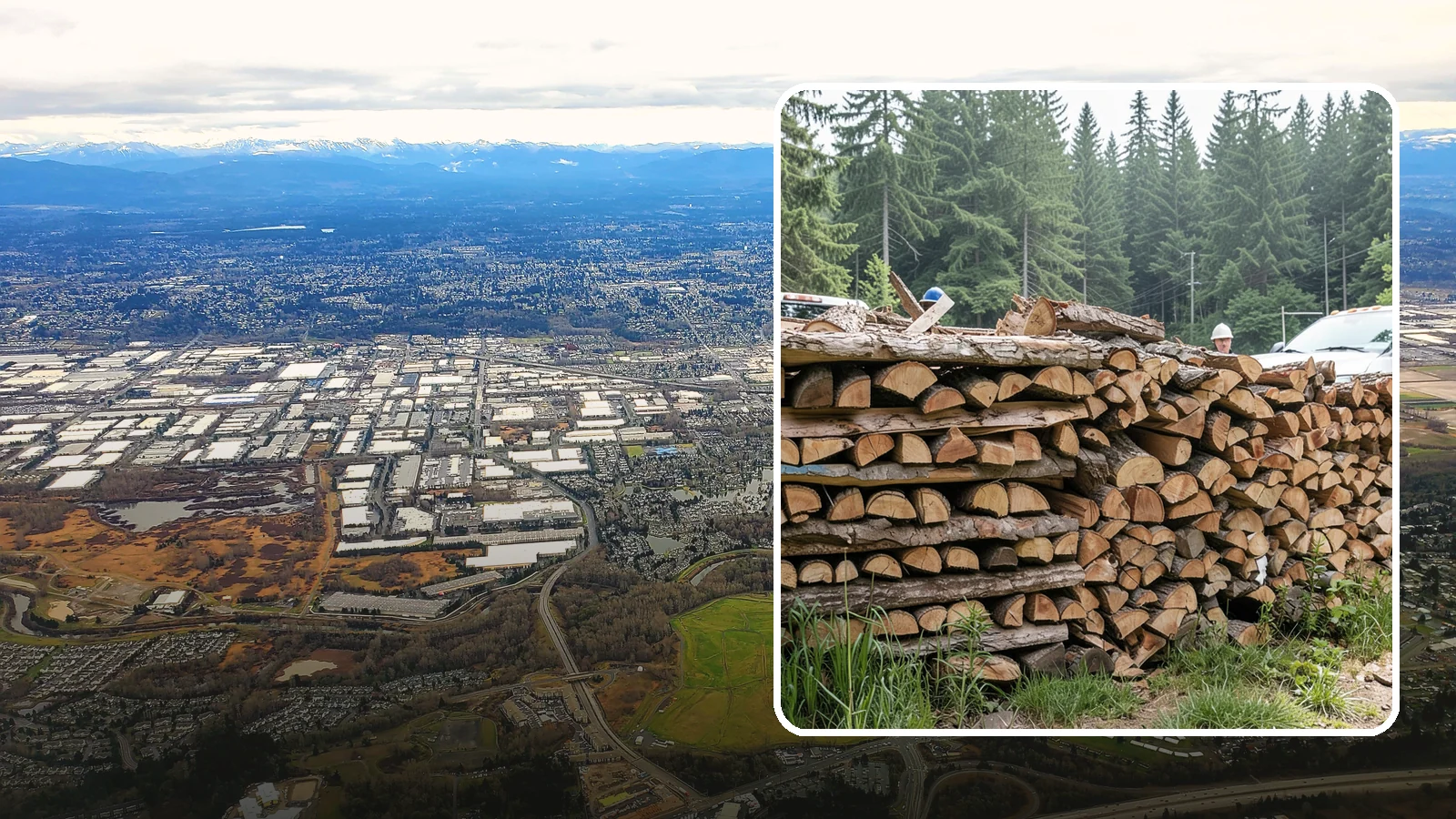 Truckload Firewood in Kent, King County, WA - A full truckload of firewood delivered in bulk for heavy burners and larger properties.