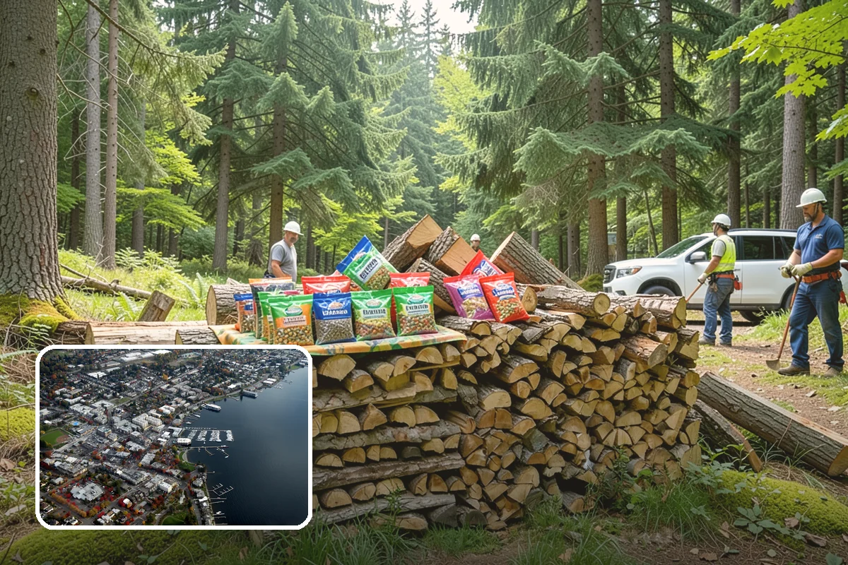 Truckload Firewood in Kirkland, King County, WA - Maximum volume in a single efficient delivery
