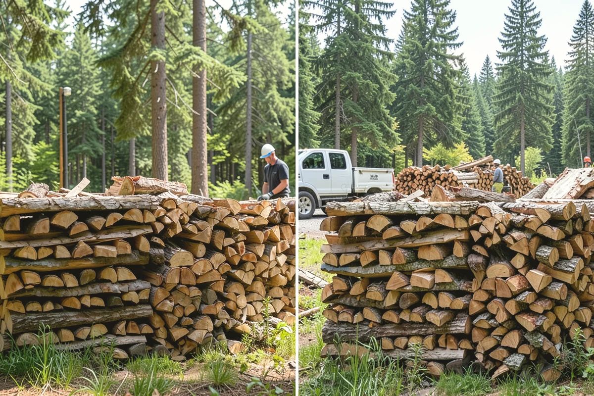 Truckload Firewood in La Conner, Skagit County, WA - Discuss your truckload needs and access