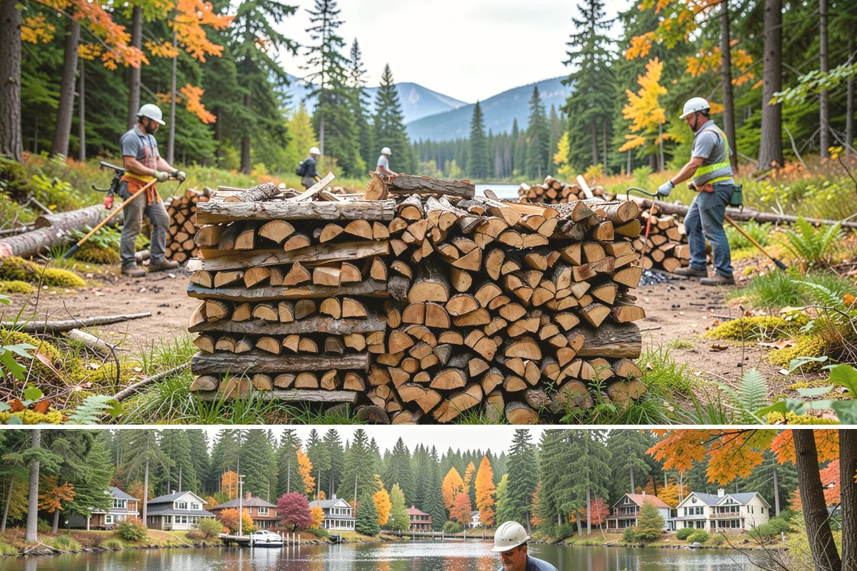 Truckload Firewood in La Conner, Skagit County, WA - Schedule a truckload in late summer to lock in supply and pricing before winter surges.