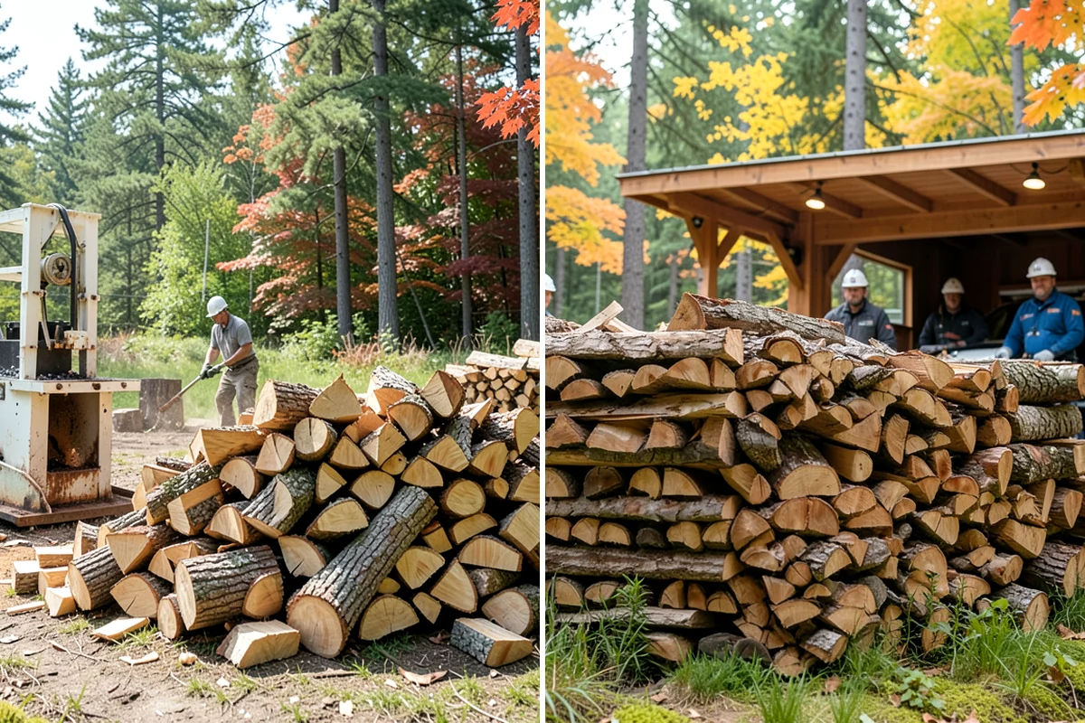 Truckload Firewood in Lake Forest Park, King County, WA - Discuss your truckload needs and access