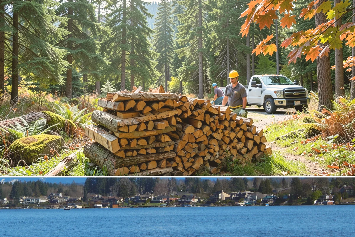 Truckload Firewood in Lake Stevens, Snohomish County, WA - Schedule a truckload in late summer to lock in supply and pricing before winter surges.