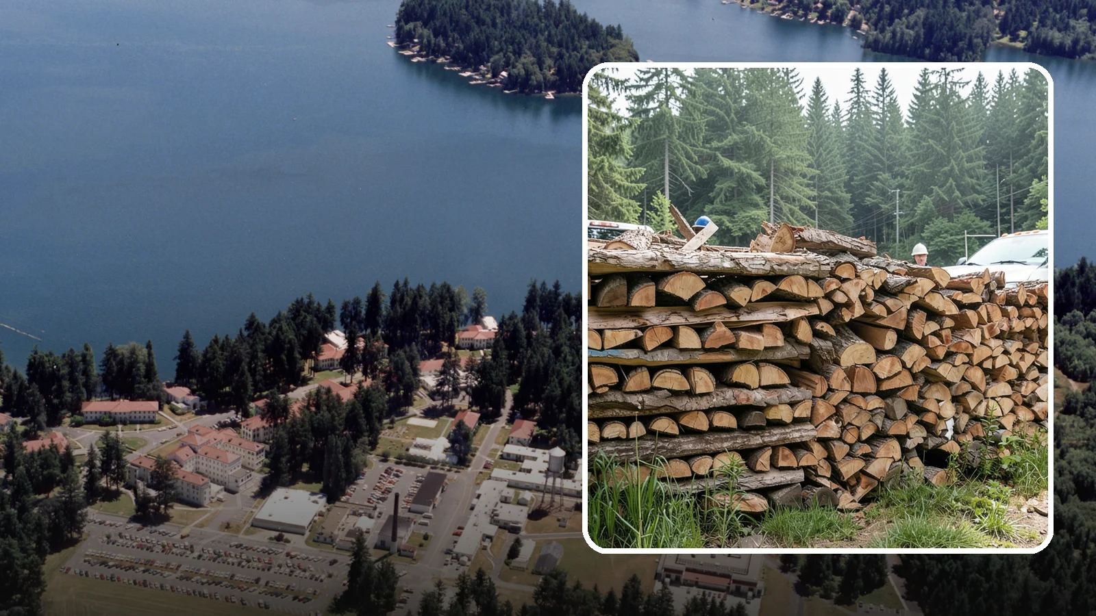 Truckload Firewood in Lakewood, Pierce County, WA - A full truckload of firewood delivered in bulk for heavy burners and larger properties.