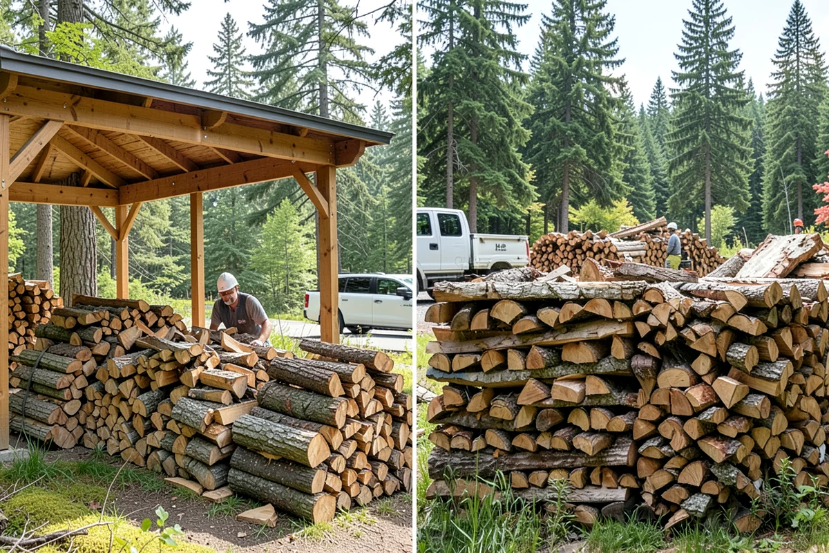 Truckload Firewood in Lakewood, Pierce County, WA - Discuss your truckload needs and access