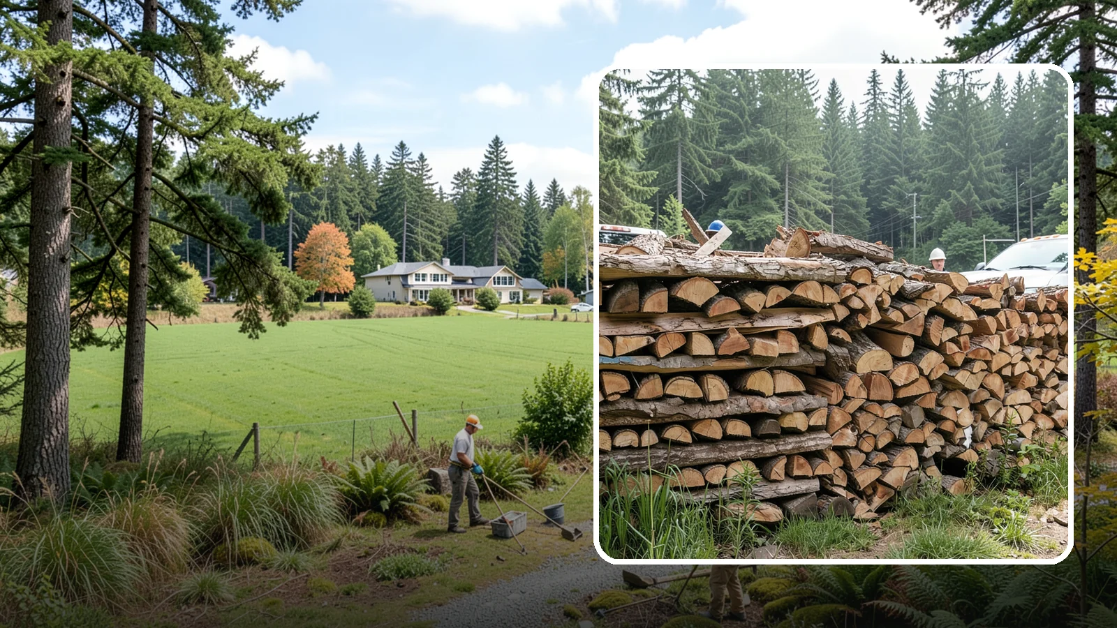 Truckload Firewood in Lyman, Skagit County, WA - A full truckload of firewood delivered in bulk for heavy burners and larger properties.