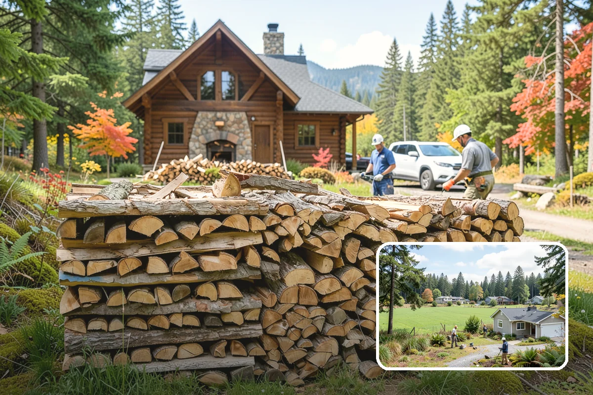 Truckload Firewood in Lyman, Skagit County, WA - Maximum volume in a single efficient delivery