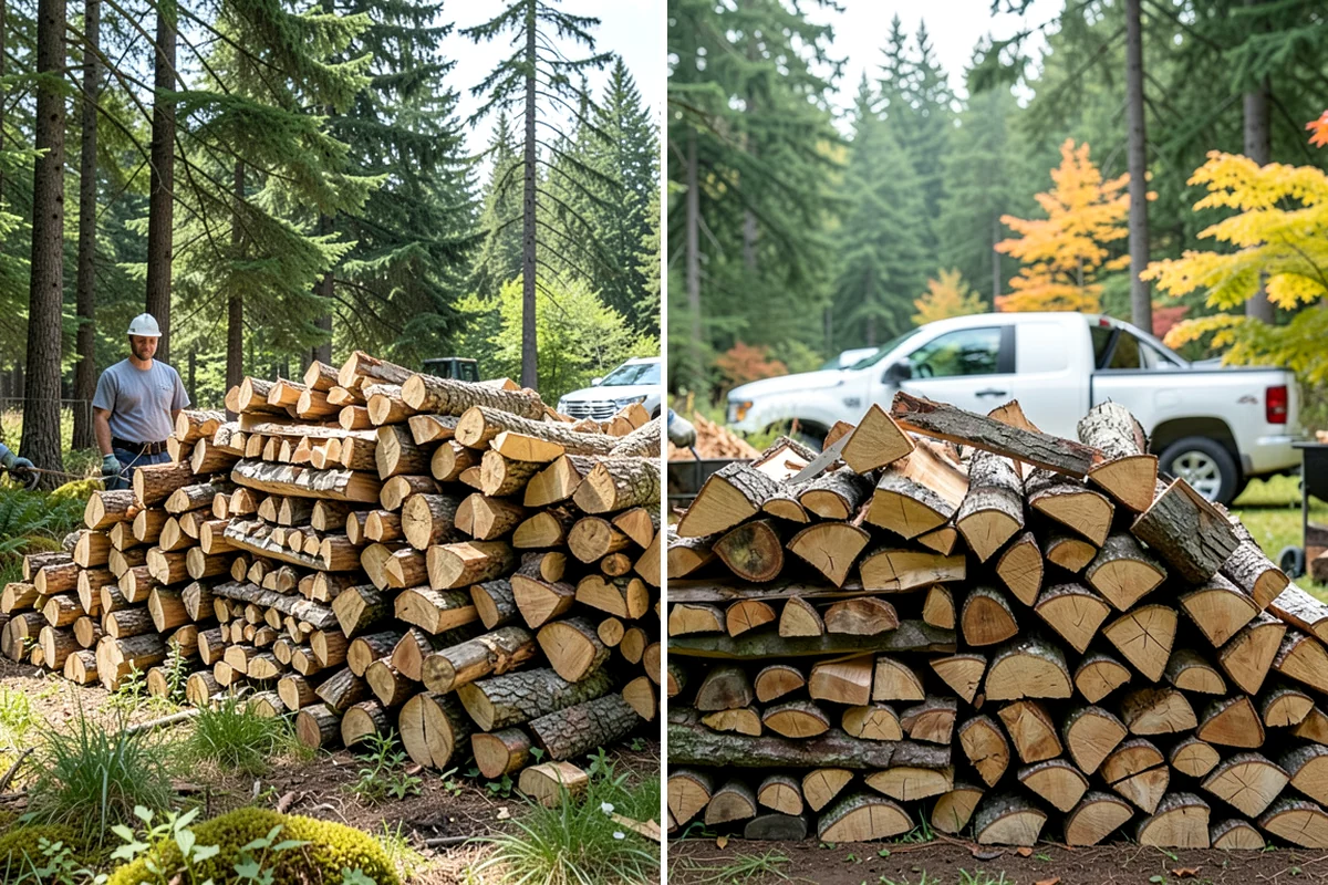 Truckload Firewood in Lyman, Skagit County, WA - Discuss your truckload needs and access