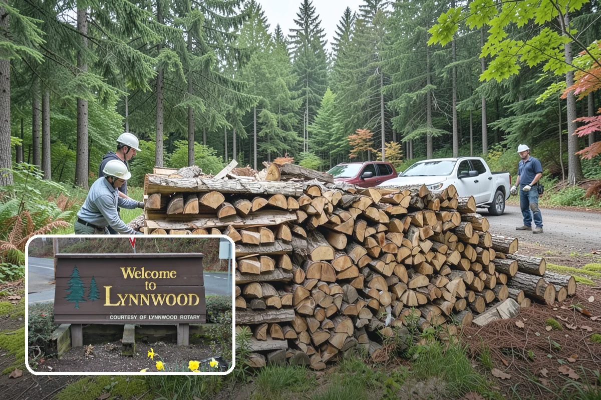 Truckload Firewood in Lynnwood, Snohomish County, WA - Maximum volume in a single efficient delivery