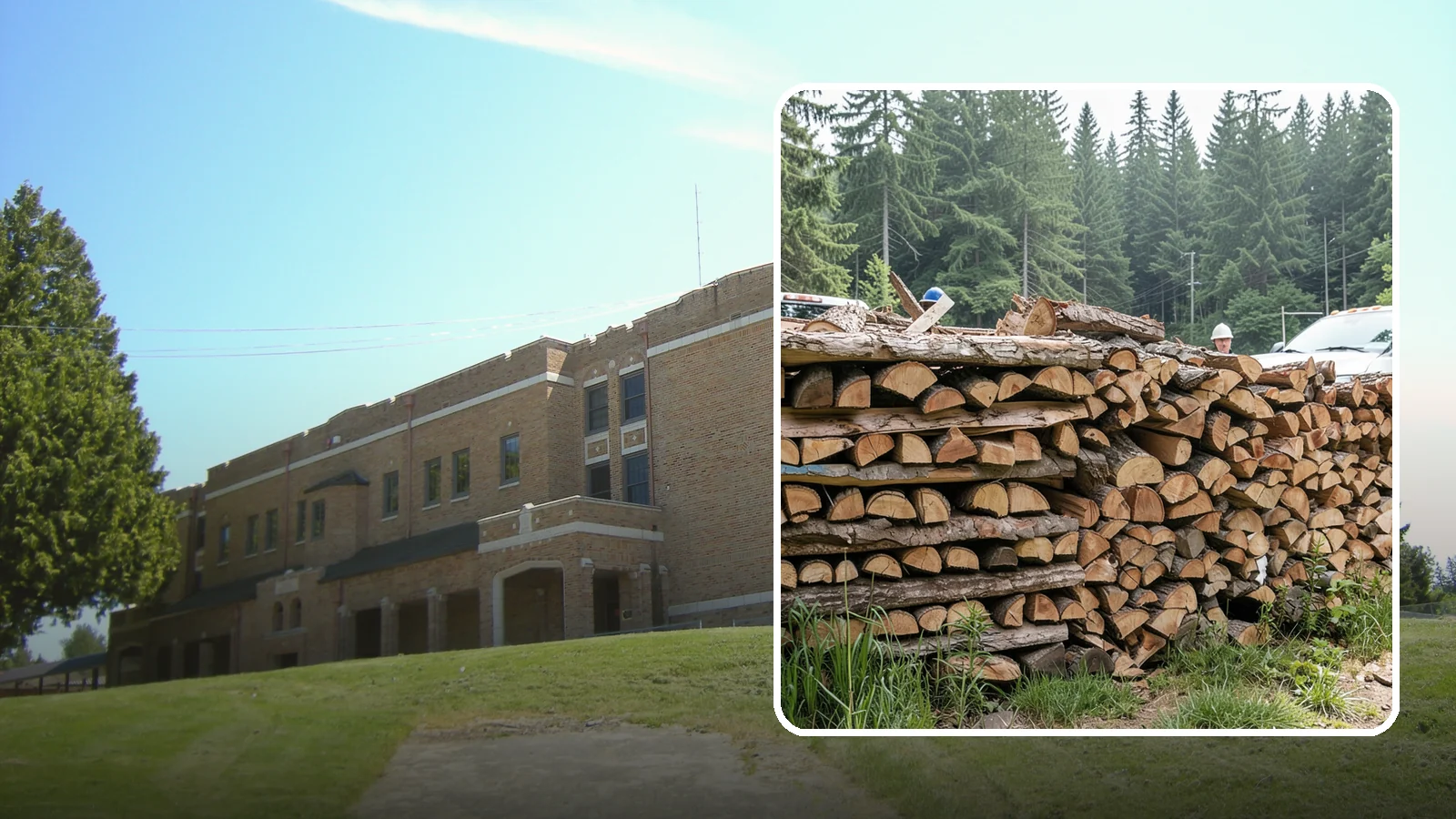 Truckload Firewood in Maple Valley, King County, WA - A full truckload of firewood delivered in bulk for heavy burners and larger properties.
