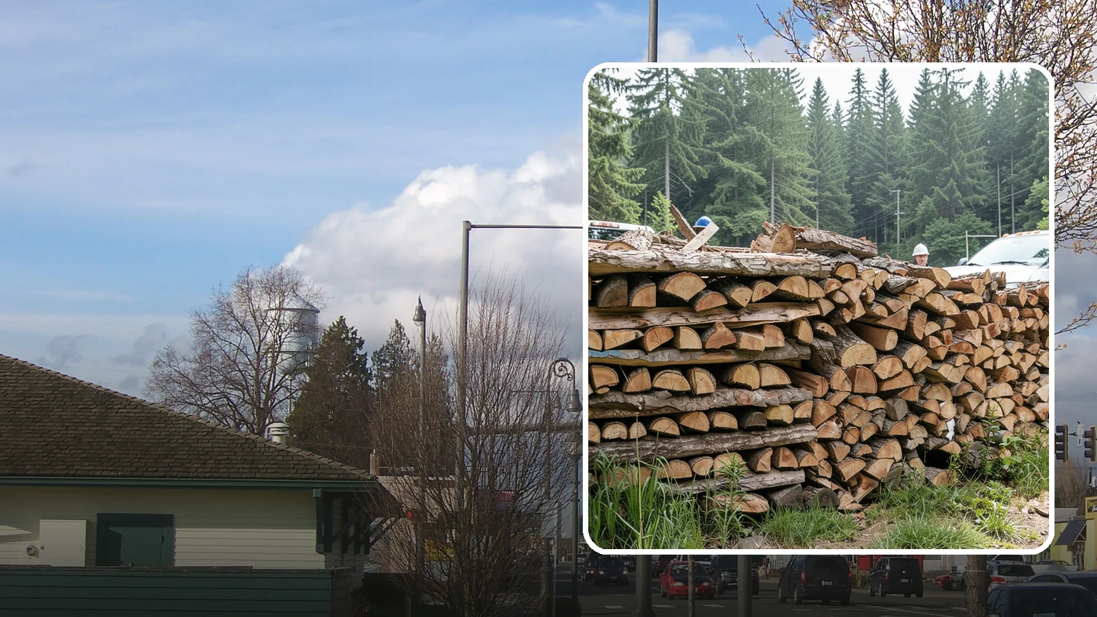 Truckload Firewood in Marysville, Snohomish County, WA - A full truckload of firewood delivered in bulk for heavy burners and larger properties.