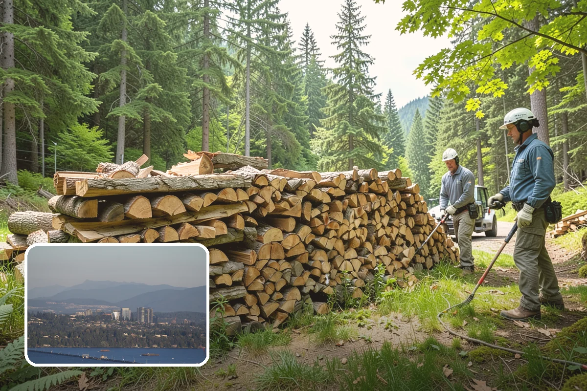 Truckload Firewood in Medina, King County, WA - Maximum volume in a single efficient delivery