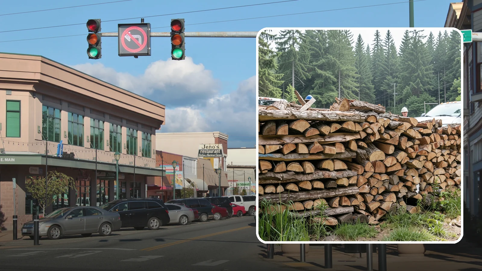 Truckload Firewood in Monroe, Snohomish County, WA - A full truckload of firewood delivered in bulk for heavy burners and larger properties.