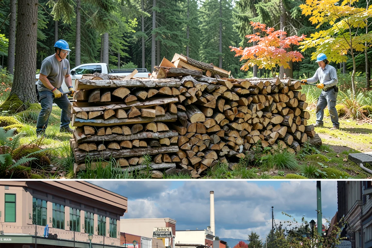 Truckload Firewood in Monroe, Snohomish County, WA - Schedule a truckload in late summer to lock in supply and pricing before winter surges.