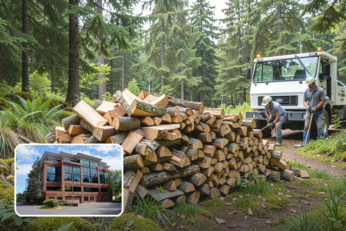 Truckload Firewood in Mountlake Terrace, Snohomish County, WA - Maximum volume in a single efficient delivery