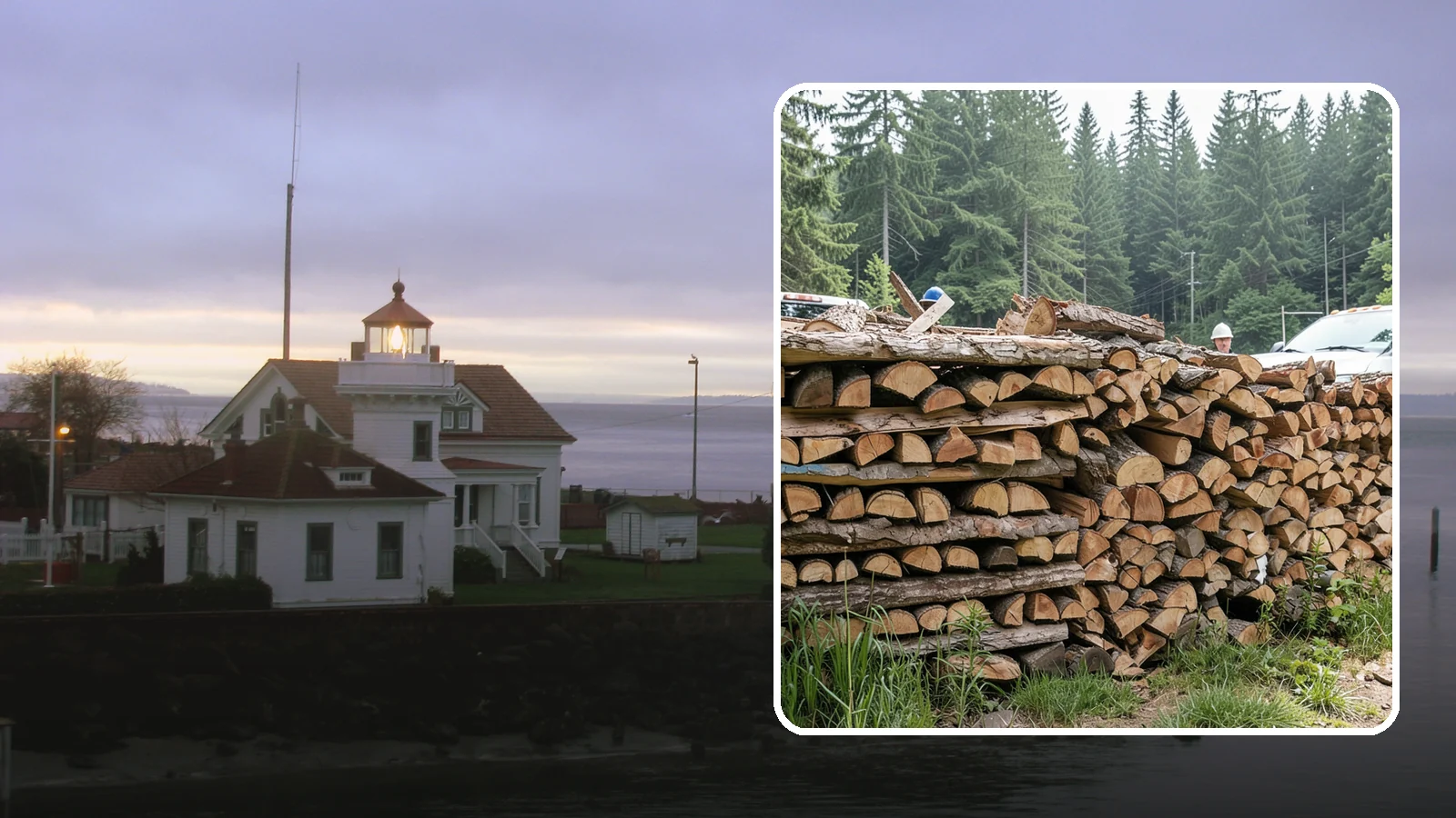 Truckload Firewood in Mukilteo, Snohomish County, WA - A full truckload of firewood delivered in bulk for heavy burners and larger properties.