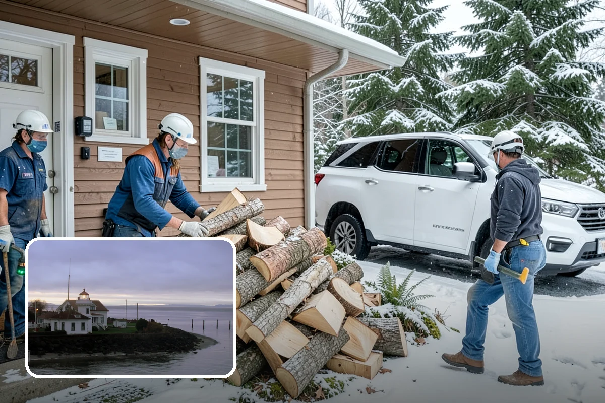 Truckload Firewood in Mukilteo, Snohomish County, WA - Maximum volume in a single efficient delivery