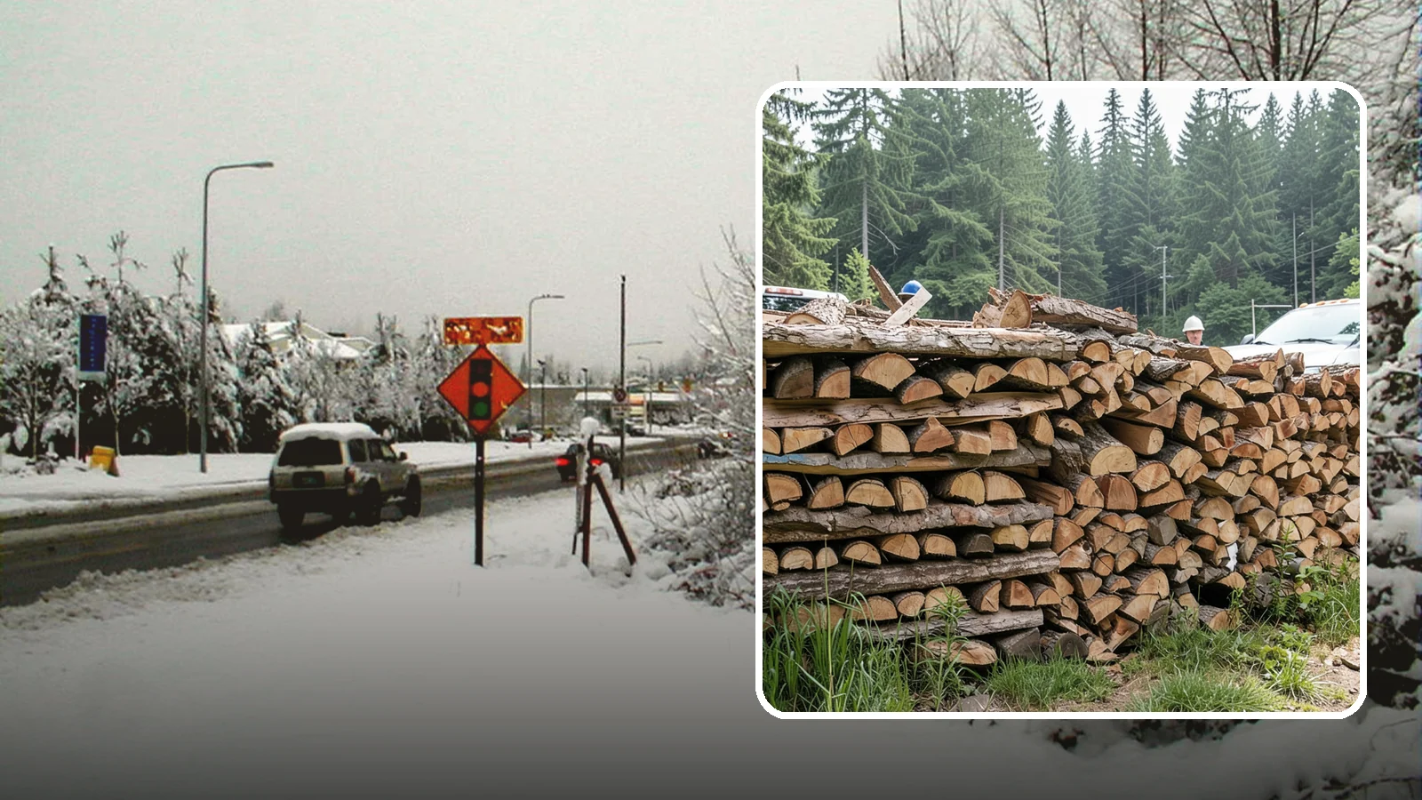 Truckload Firewood in Newcastle, King County, WA - A full truckload of firewood delivered in bulk for heavy burners and larger properties.