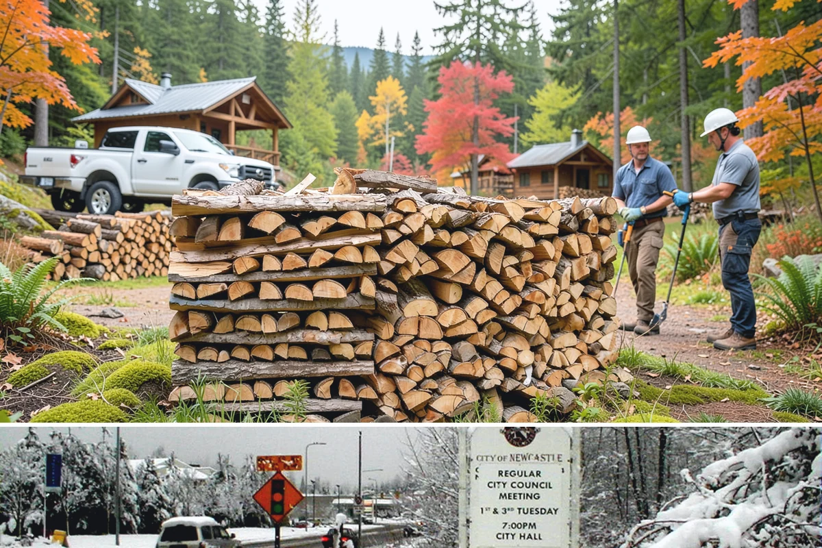 Truckload Firewood in Newcastle, King County, WA - Schedule a truckload in late summer to lock in supply and pricing before winter surges.