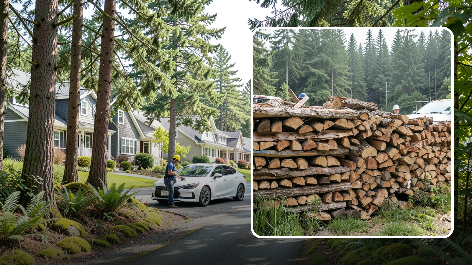 Truckload Firewood in Normandy Park, King County, WA - A full truckload of firewood delivered in bulk for heavy burners and larger properties.