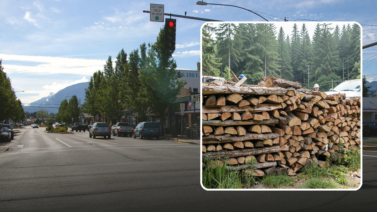 Truckload Firewood in North Bend, King County, WA - A full truckload of firewood delivered in bulk for heavy burners and larger properties.