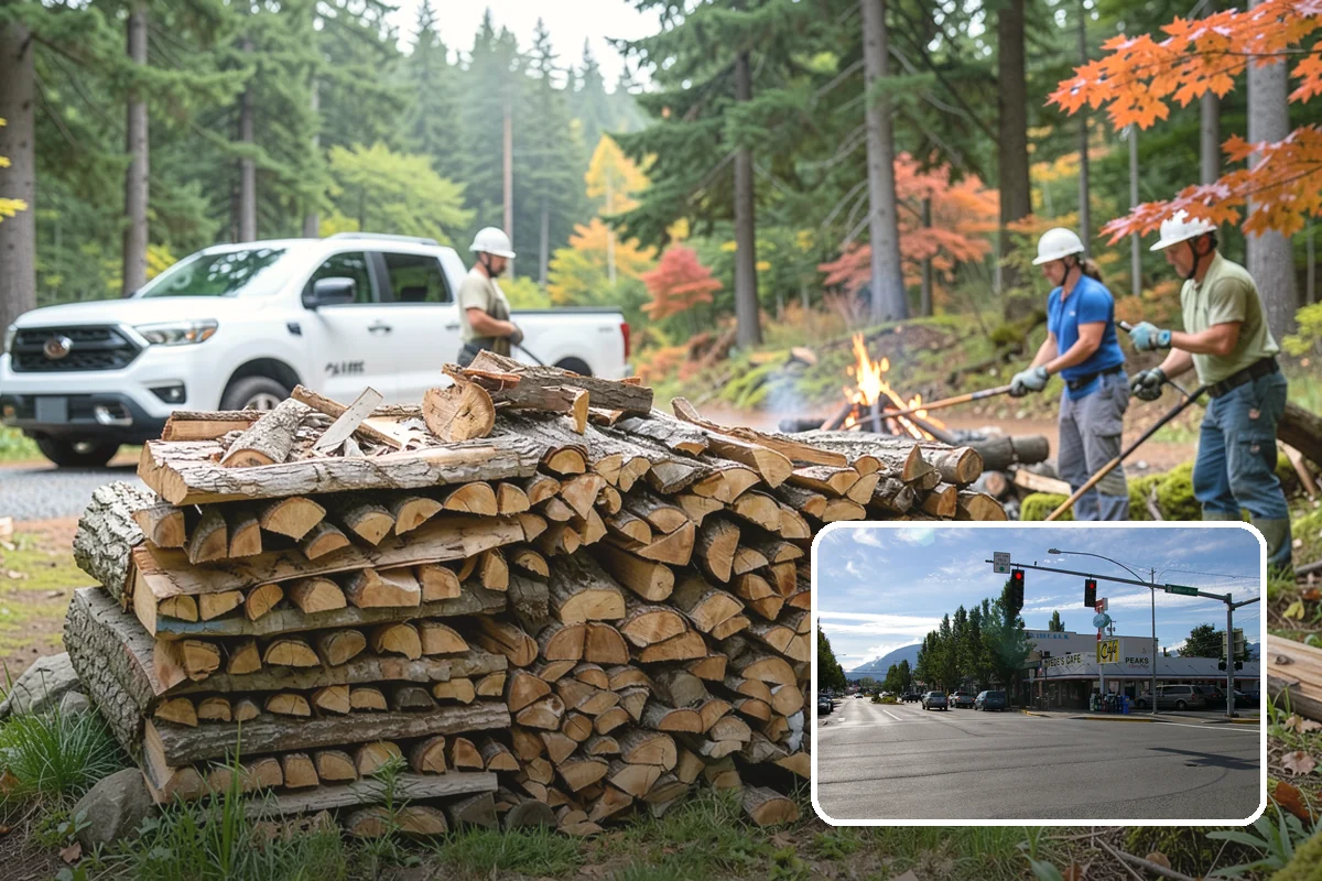 Truckload Firewood in North Bend, King County, WA - Maximum volume in a single efficient delivery