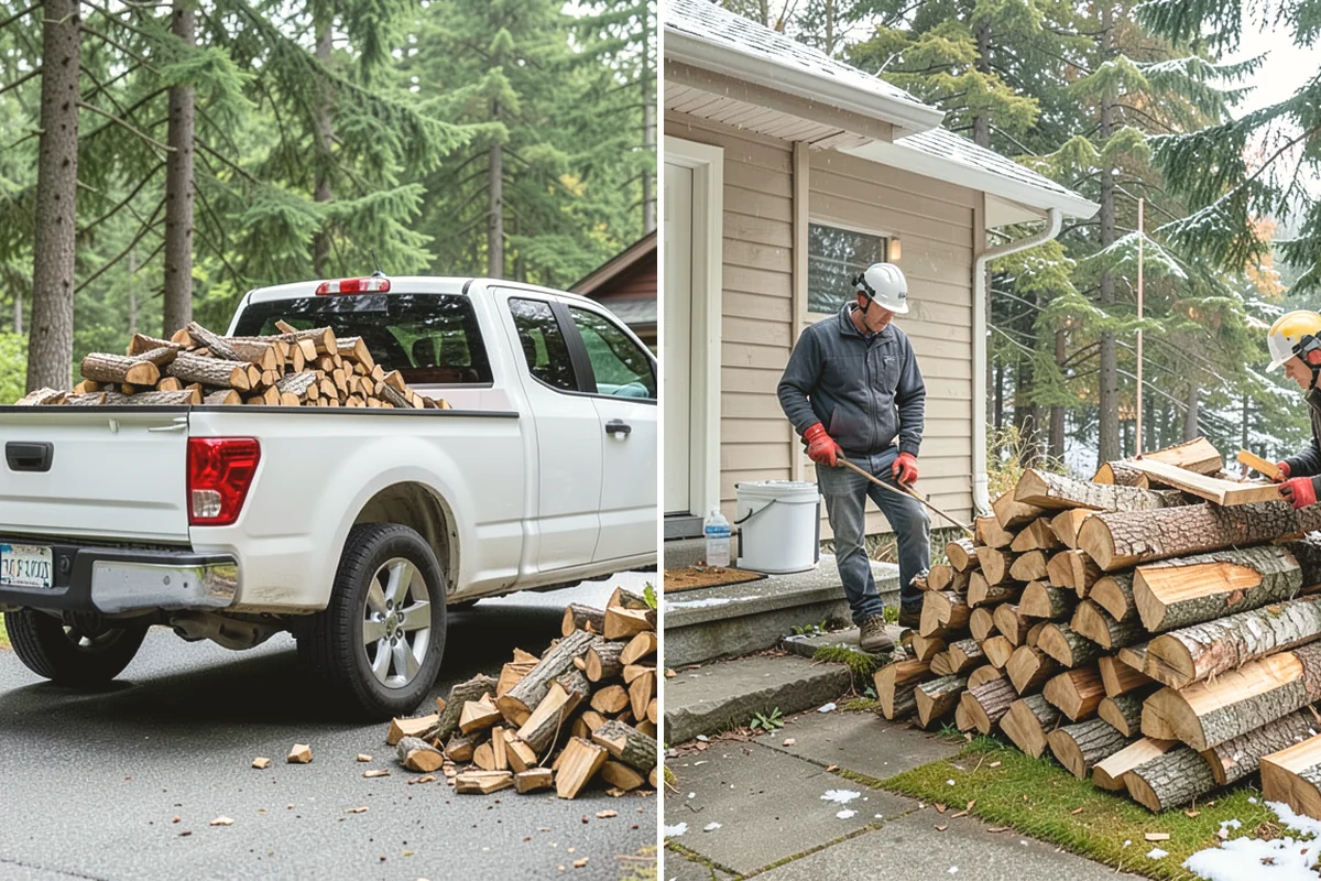 Truckload Firewood in Oak Harbor, Island County, WA - Discuss your truckload needs and access