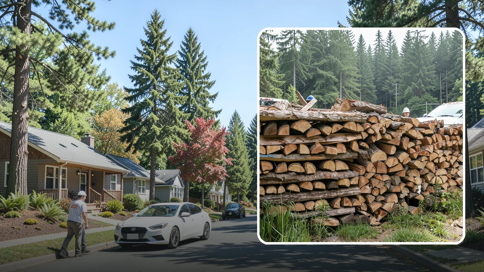 Truckload Firewood in Orting, Pierce County, WA - A full truckload of firewood delivered in bulk for heavy burners and larger properties.
