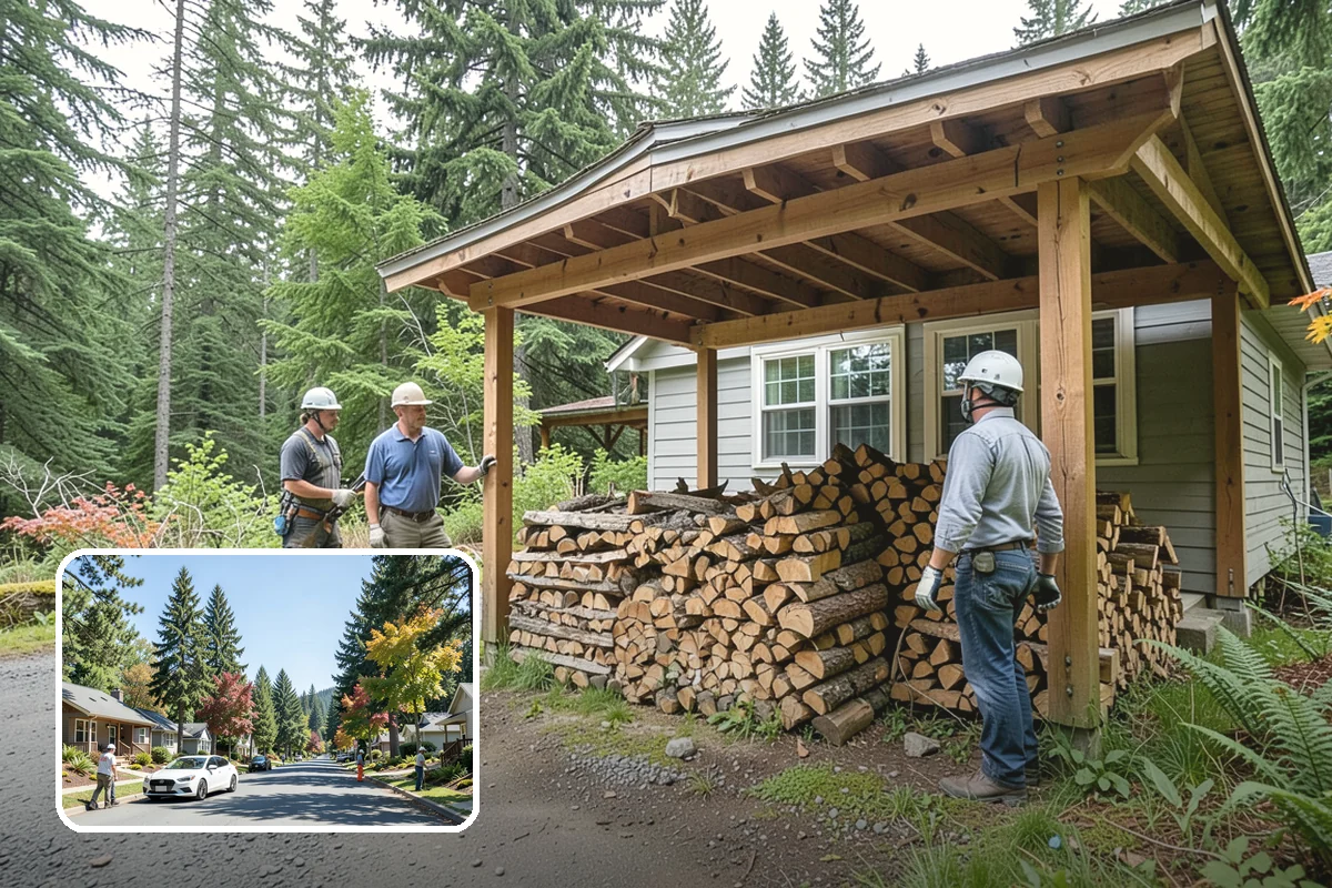 Truckload Firewood in Orting, Pierce County, WA - Maximum volume in a single efficient delivery