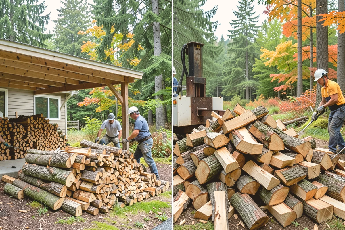 Truckload Firewood in Orting, Pierce County, WA - Discuss your truckload needs and access