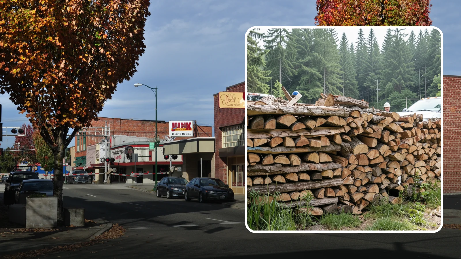 Truckload Firewood in Puyallup, Pierce County, WA - A full truckload of firewood delivered in bulk for heavy burners and larger properties.