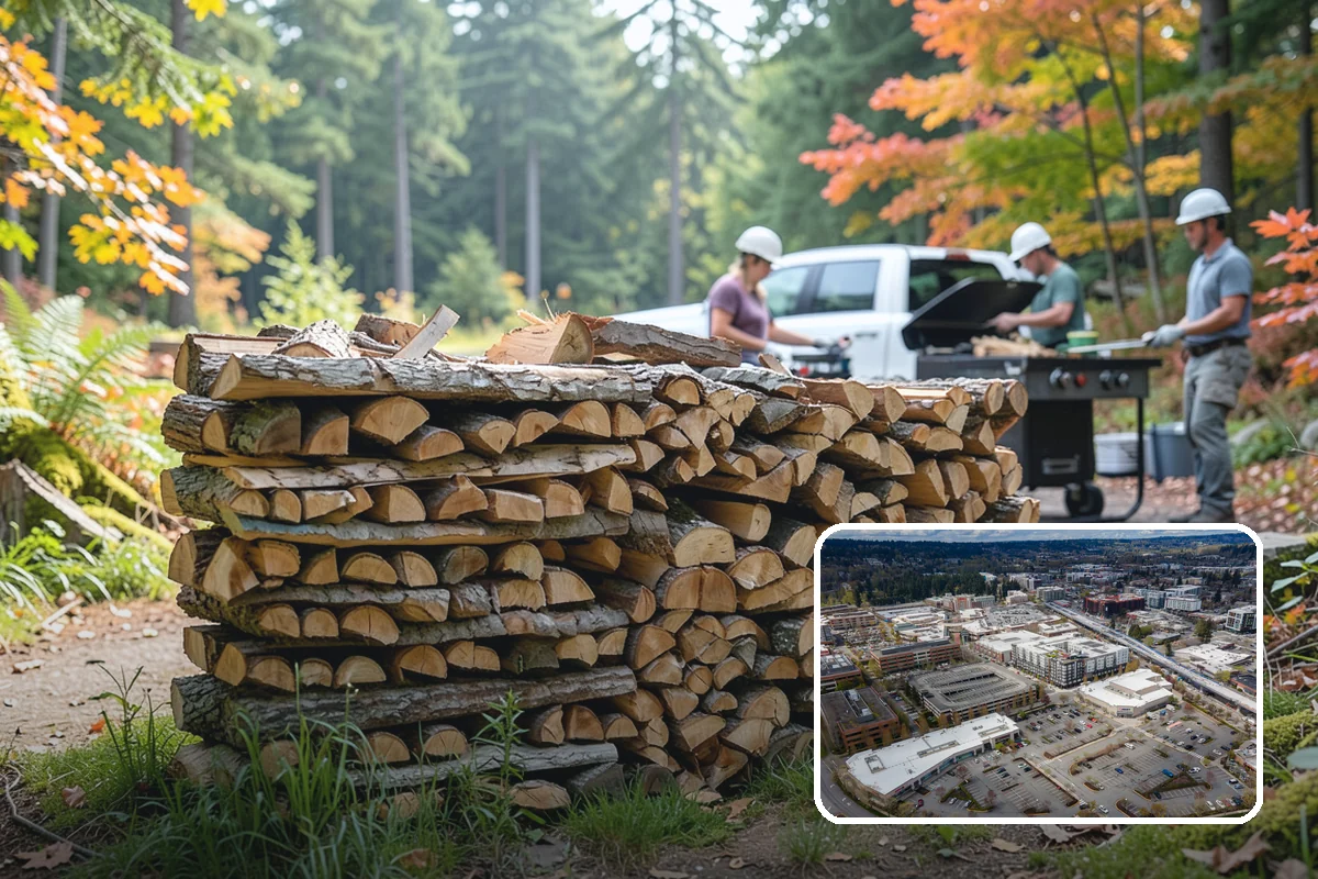 Truckload Firewood in Redmond, King County, WA - Maximum volume in a single efficient delivery