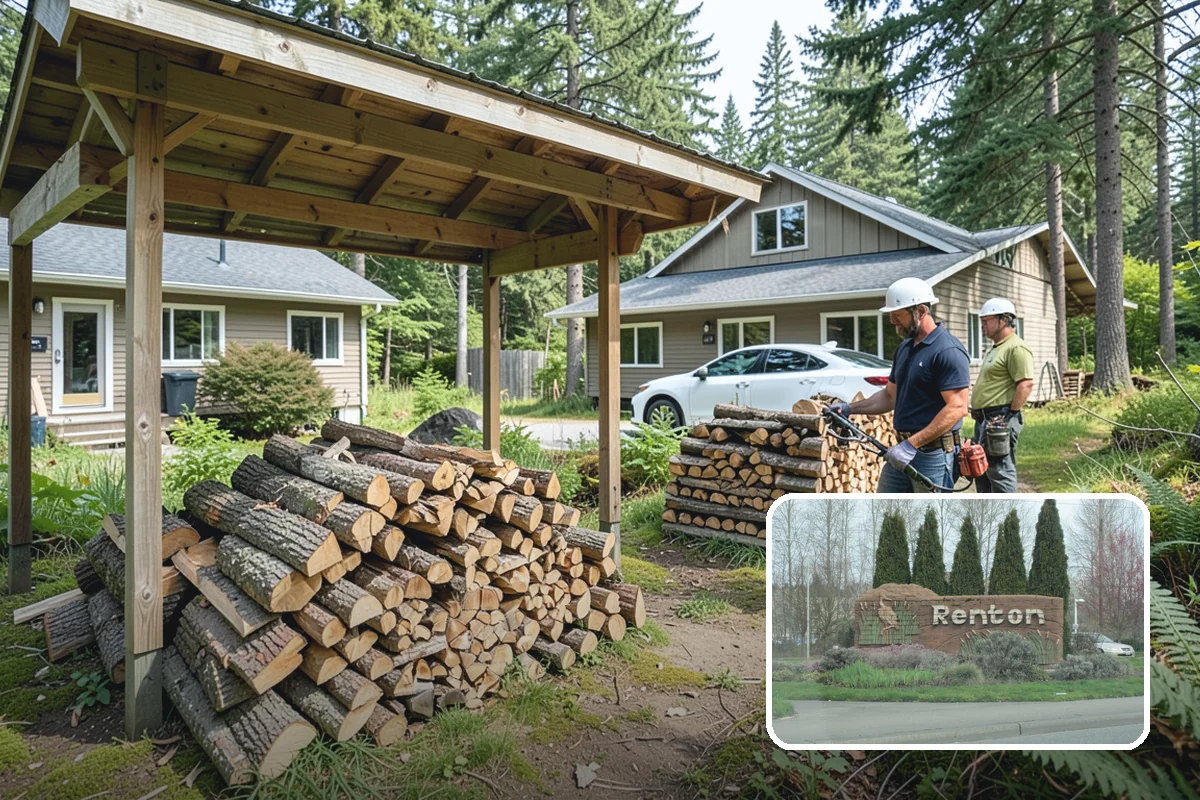 Truckload Firewood in Renton, King County, WA - Maximum volume in a single efficient delivery