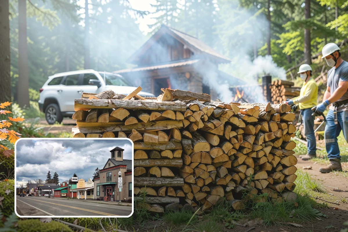 Truckload Firewood in Roy, Pierce County, WA - Maximum volume in a single efficient delivery