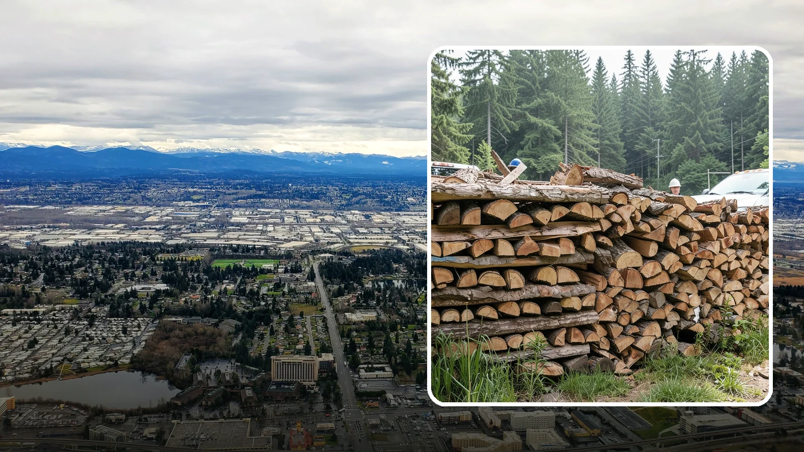 Truckload Firewood in SeaTac, WA - A full truckload of firewood delivered in bulk for heavy burners and larger properties.