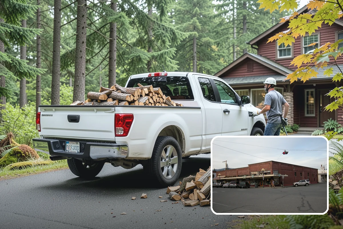 Truckload Firewood in Sedro-Woolley, Skagit County, WA - Maximum volume in a single efficient delivery