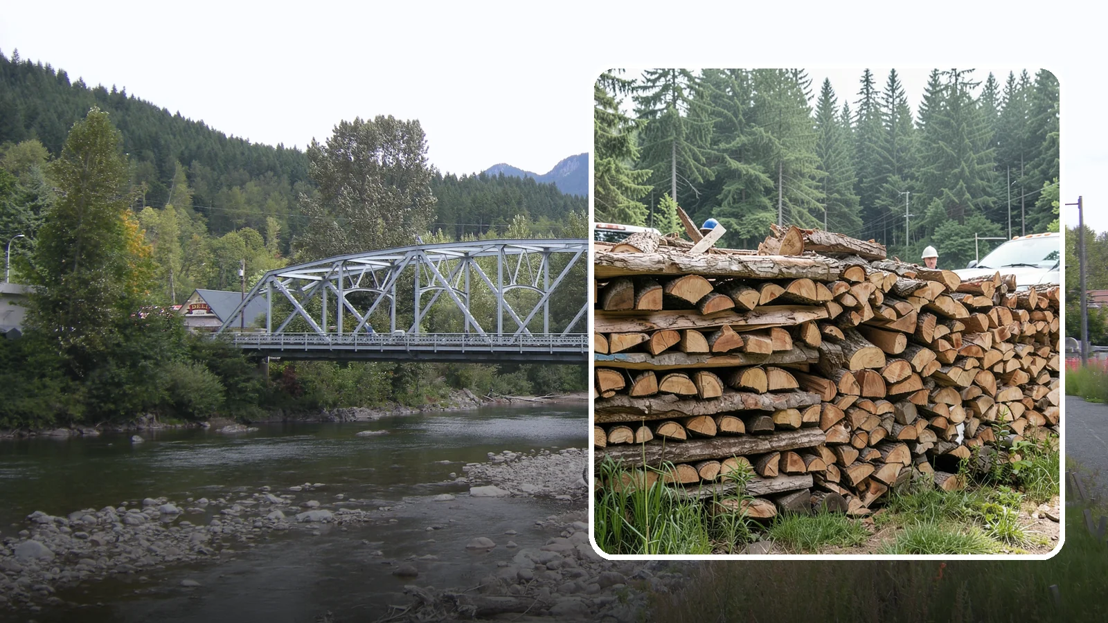 Truckload Firewood in Skykomish, King County, WA - A full truckload of firewood delivered in bulk for heavy burners and larger properties.