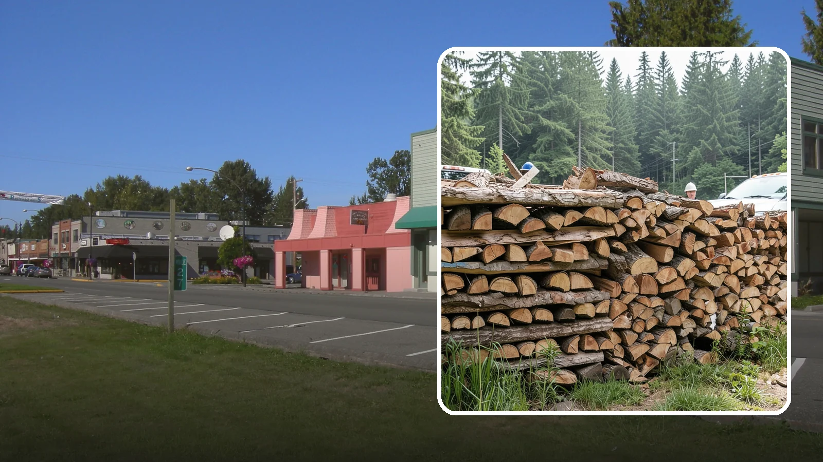 Truckload Firewood in Snoqualmie, King County, WA - A full truckload of firewood delivered in bulk for heavy burners and larger properties.