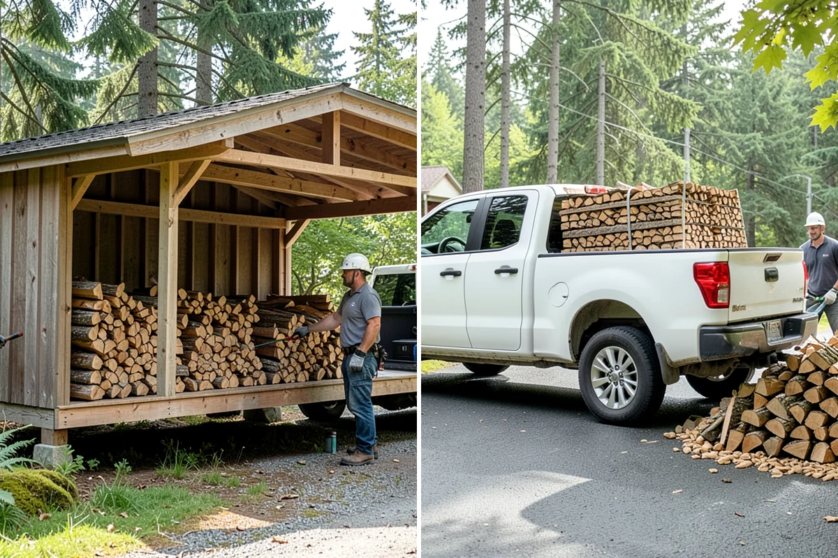 Truckload Firewood in Snoqualmie, King County, WA - Discuss your truckload needs and access