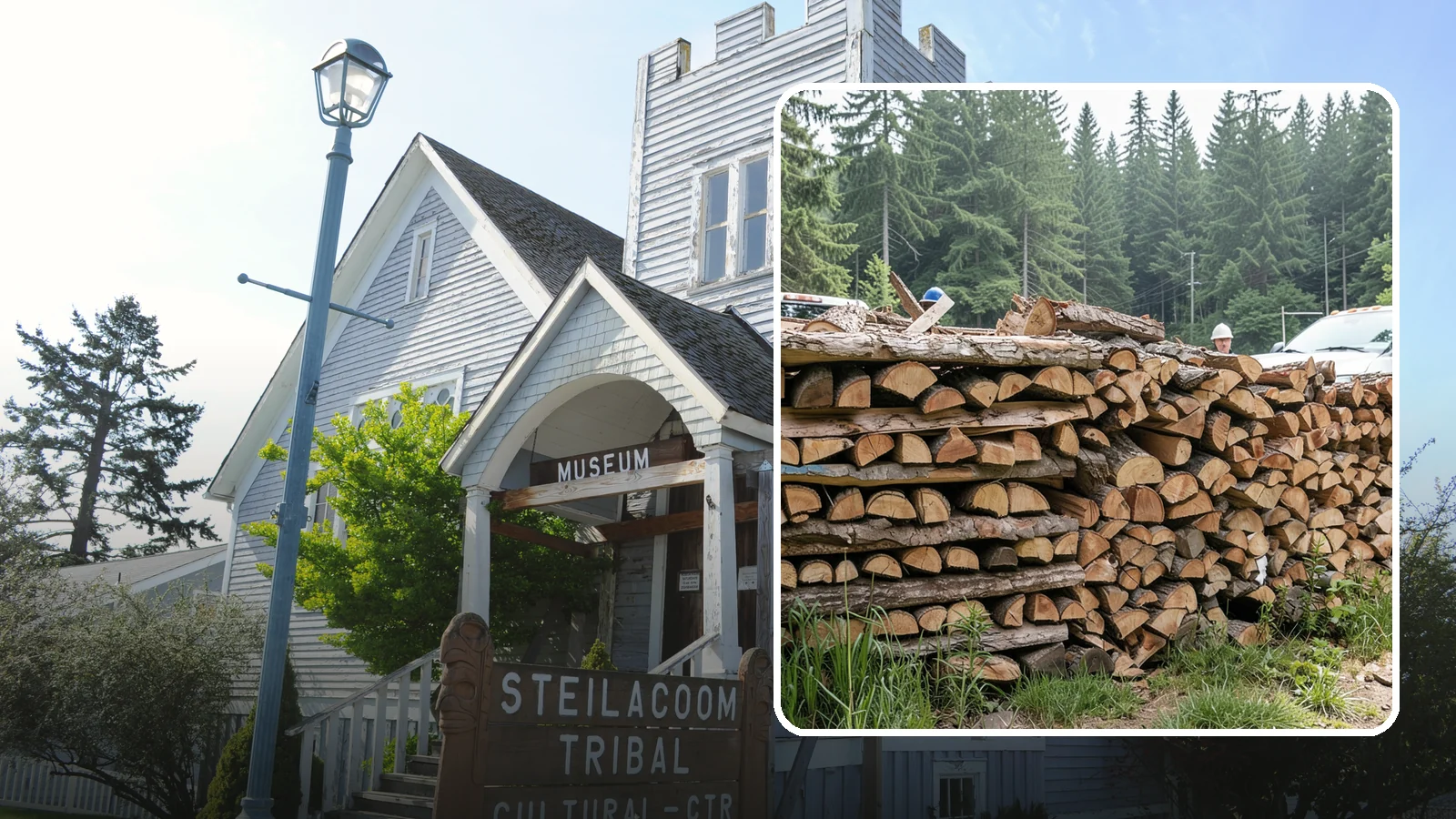 Truckload Firewood in Steilacoom, Pierce County, WA - A full truckload of firewood delivered in bulk for heavy burners and larger properties.
