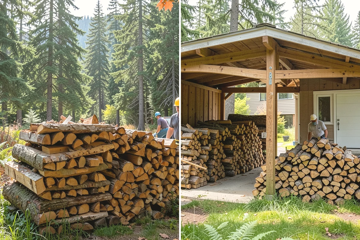 Truckload Firewood in Steilacoom, Pierce County, WA - Discuss your truckload needs and access