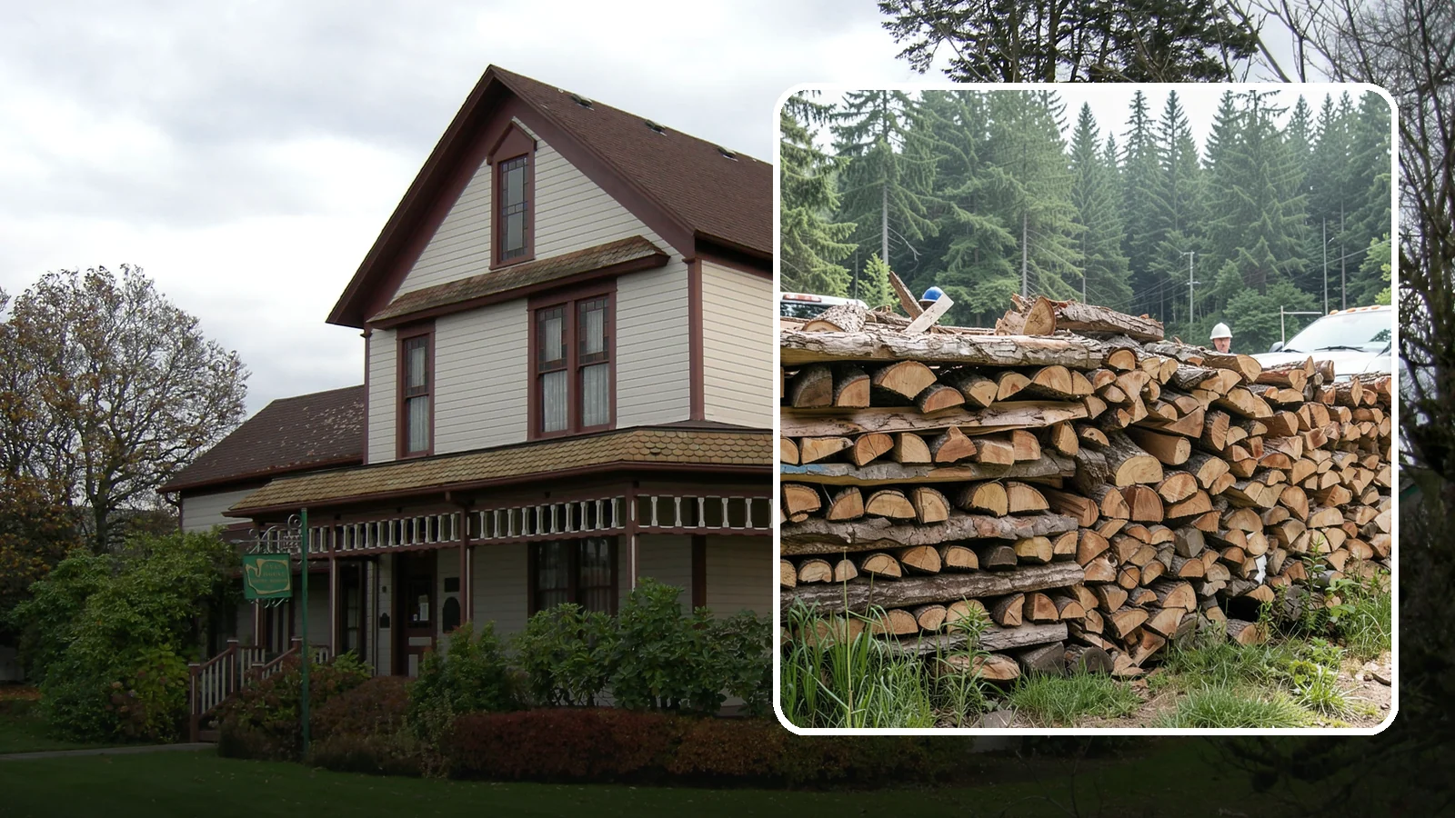 Truckload Firewood in Sumner, Pierce County, WA - A full truckload of firewood delivered in bulk for heavy burners and larger properties.