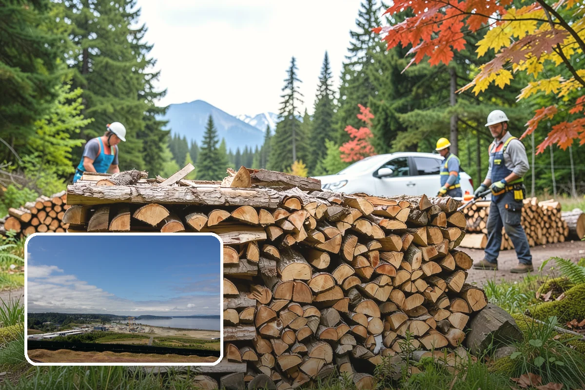 Truckload Firewood in University Place, Pierce County, WA - Maximum volume in a single efficient delivery