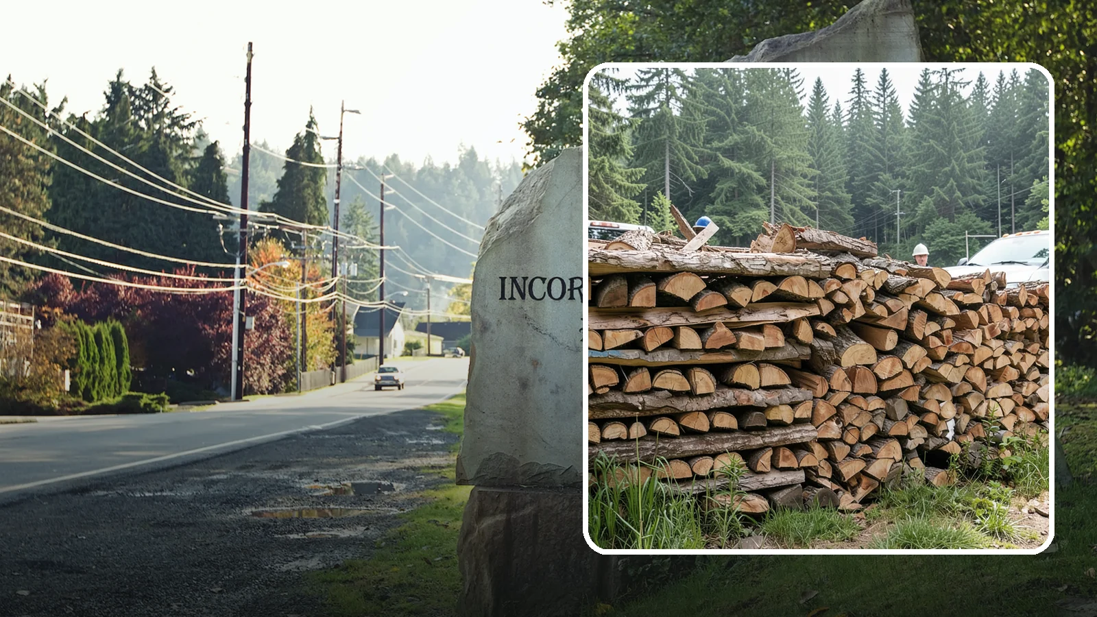 Truckload Firewood in Wilkeson, Pierce County, WA - A full truckload of firewood delivered in bulk for heavy burners and larger properties.