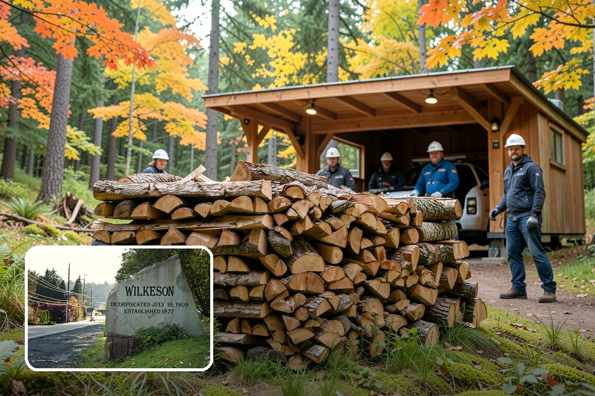 Truckload Firewood in Wilkeson, Pierce County, WA - Maximum volume in a single efficient delivery