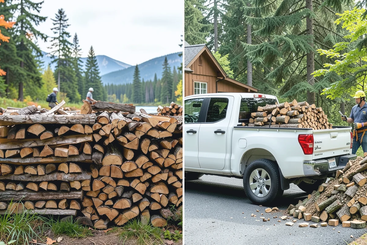 Truckload Firewood in Wilkeson, Pierce County, WA - Discuss your truckload needs and access