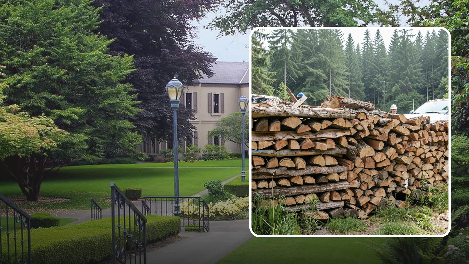 Truckload Firewood in Woodinville, King County, WA - A full truckload of firewood delivered in bulk for heavy burners and larger properties.