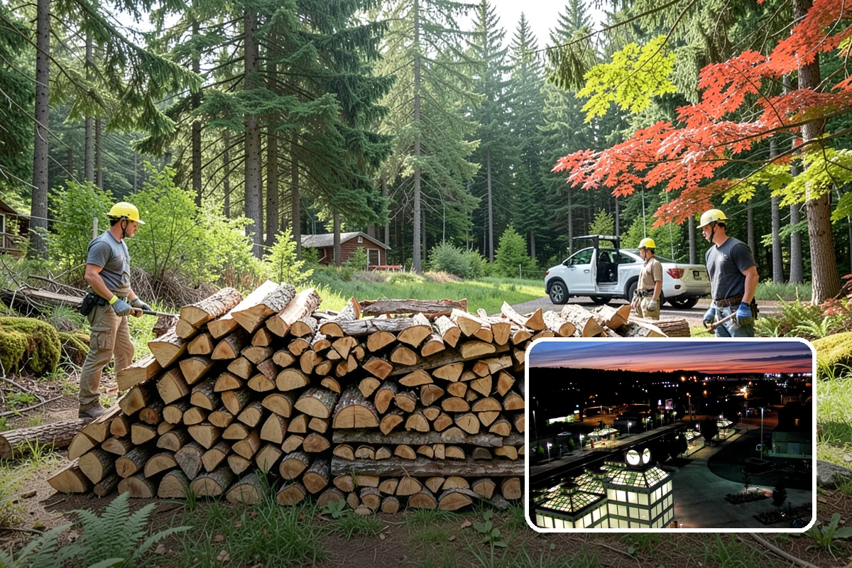 Two Cord Firewood in Auburn, King County, WA - Ample supply for daily wood-stove heating